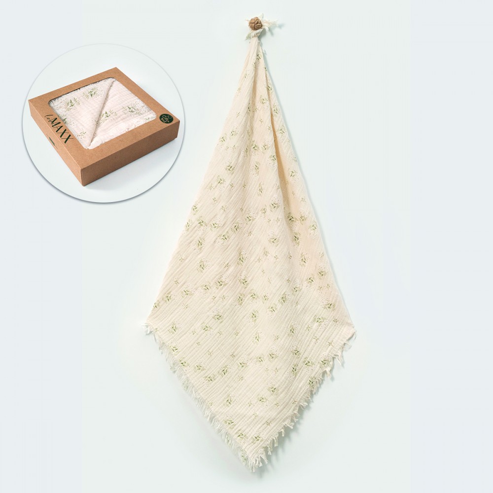 LOVEMAXX KIZ 100*120 CM 4 KATLI MÜSLİN BATTANİYE